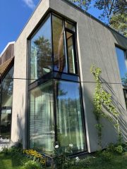 Alumiinium akende ja fassaadi tööd. Avatava osa lisamine alumiiniumaknas.
