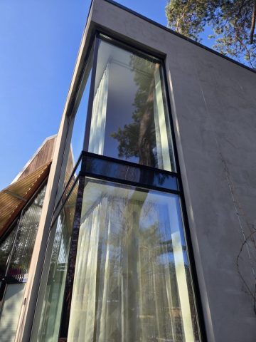 Alumiinium akna klaaspaketi vahetus, avaneva osa lisamine. Enne