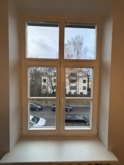 Freshklappide paigaldamine gaasikatlamaja ventilatsiooni jaoks, puitaken, pärast